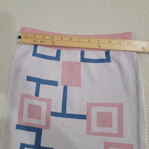 NEW Princess Polly Pink Blue Knit Pull on Skirt Size S / M - Picture 8 of 12